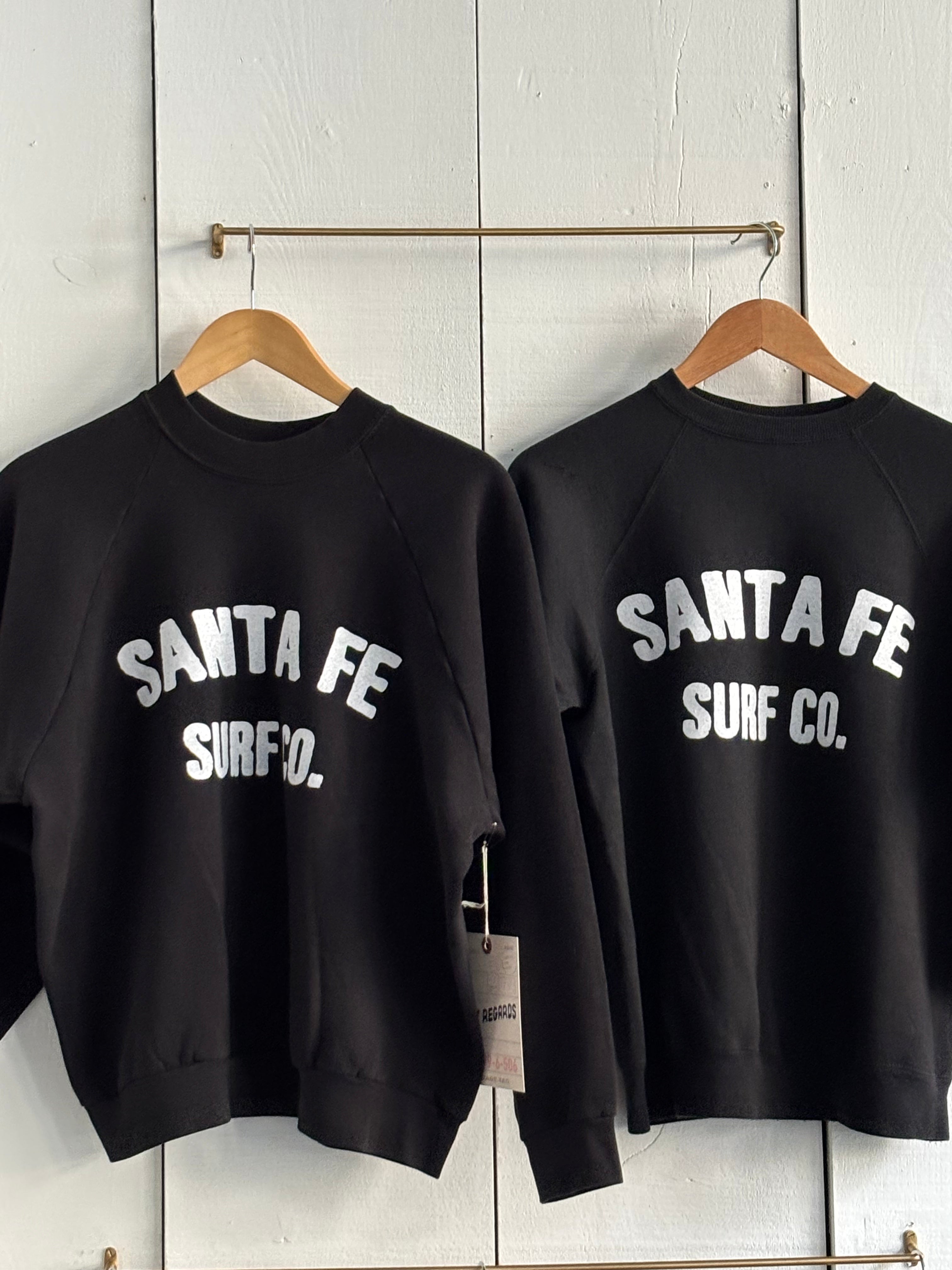 Santa Fe Surf Co. x Best Regards | Vintage Black Crewneck