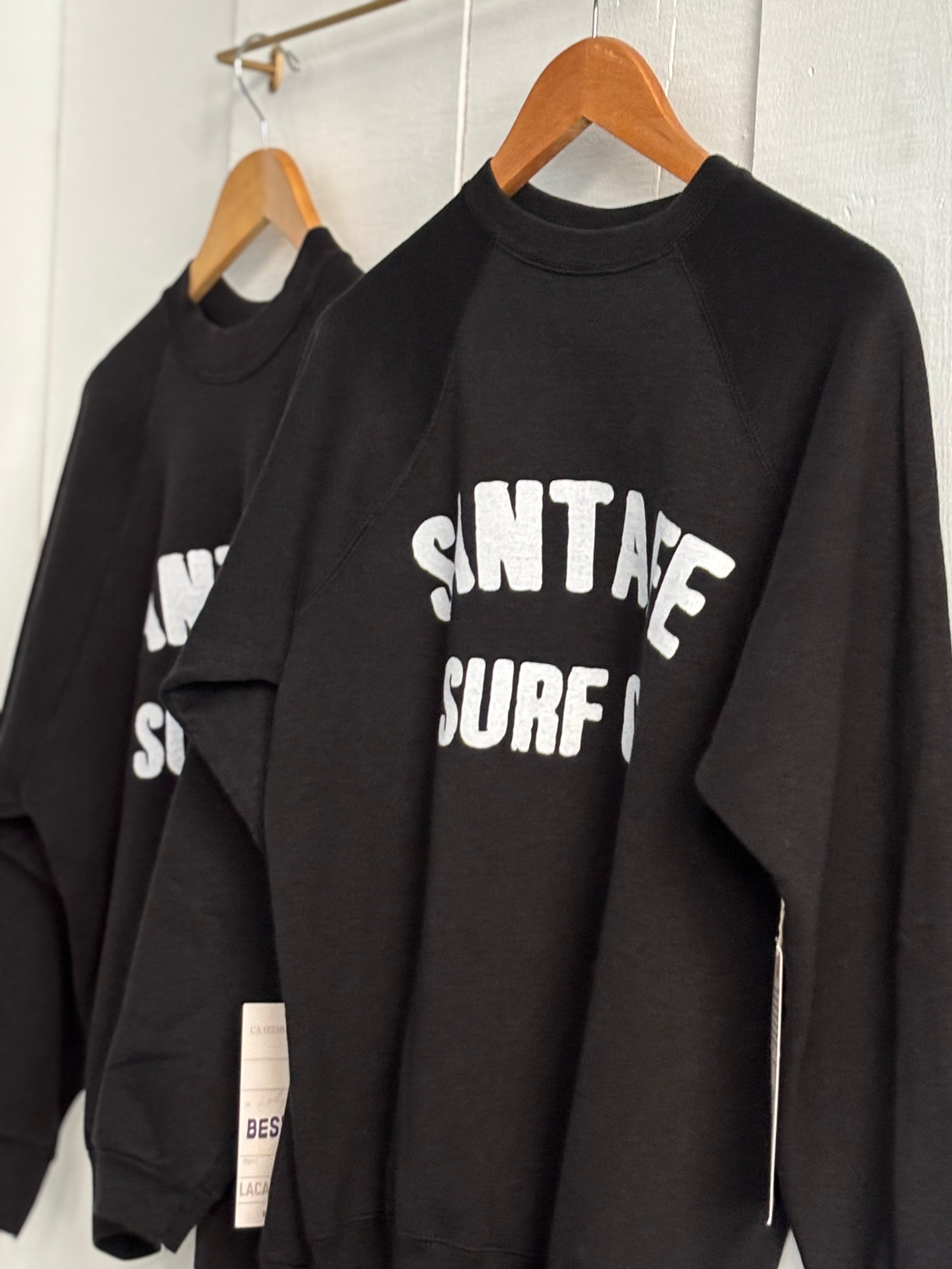 Santa Fe Surf Co. x Best Regards | Vintage Black Crewneck
