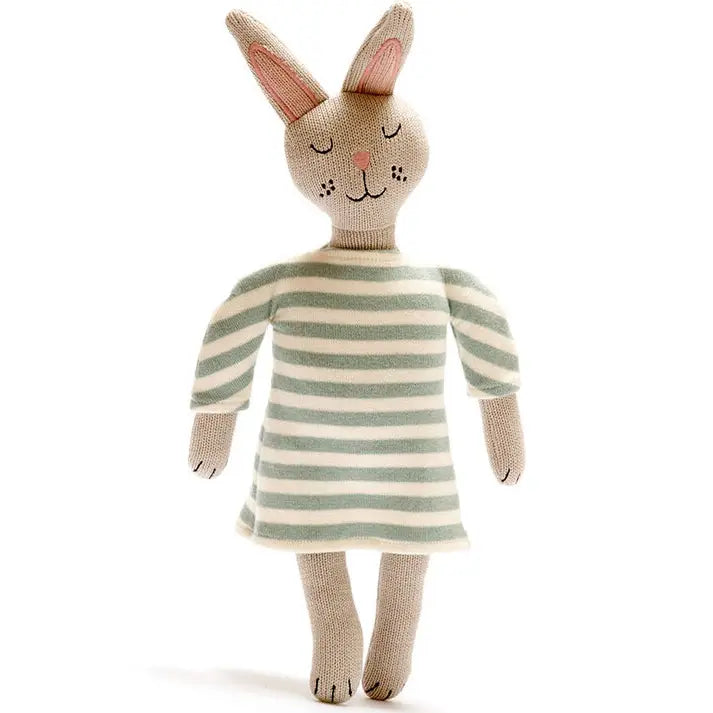 Knitted Bunny Doll Plush Toy