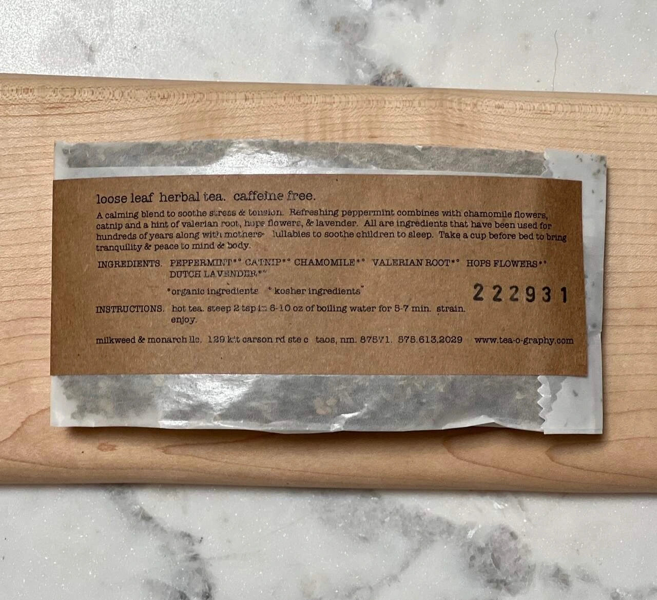 High Noon General Store x tea.o.graphy Tea | The Cat's Pajamas