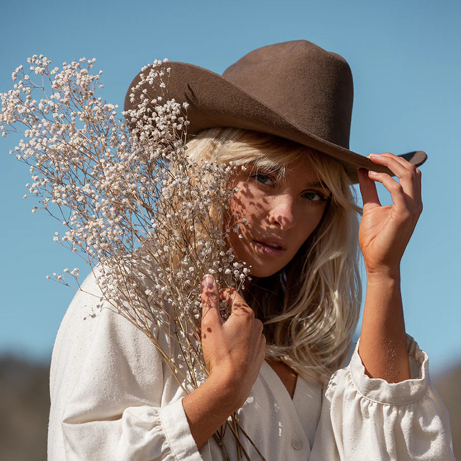 Karina Wool Cowboy Hat