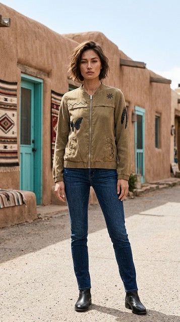 Upcycled Green Jacket | Knomad Tiger