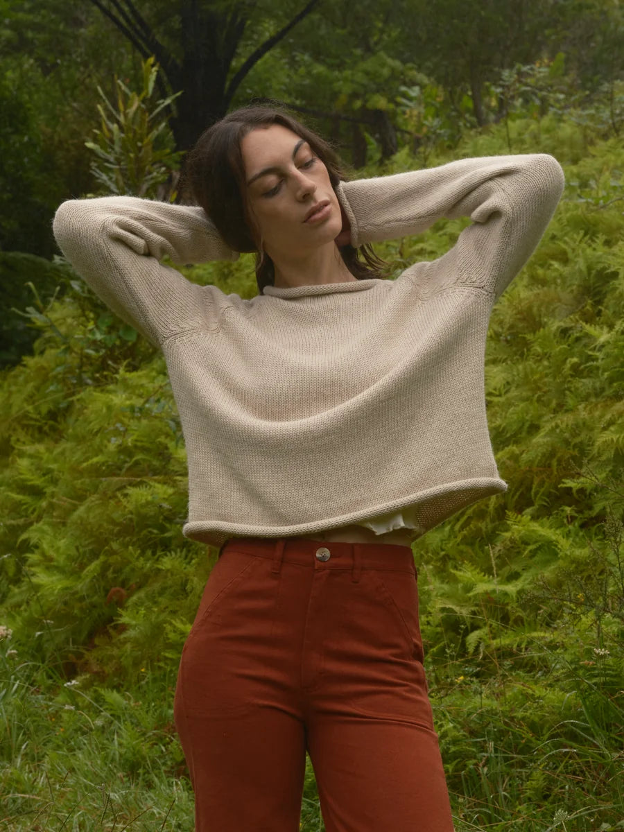Fisherwoman Sweater | Ecru