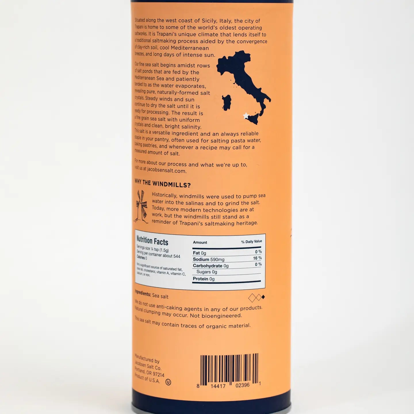 Trapani Pure Italian Fine Sea Salt