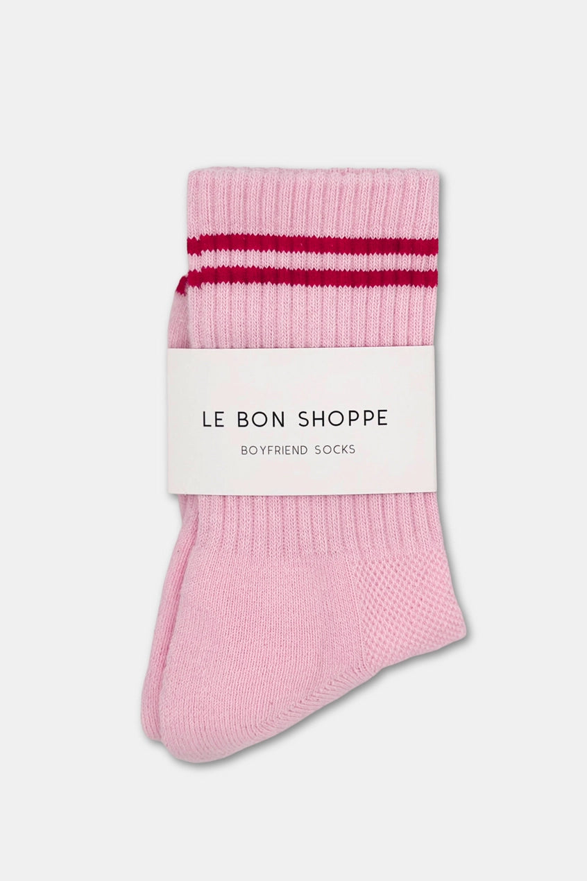Boyfriend Socks | Amour Pink