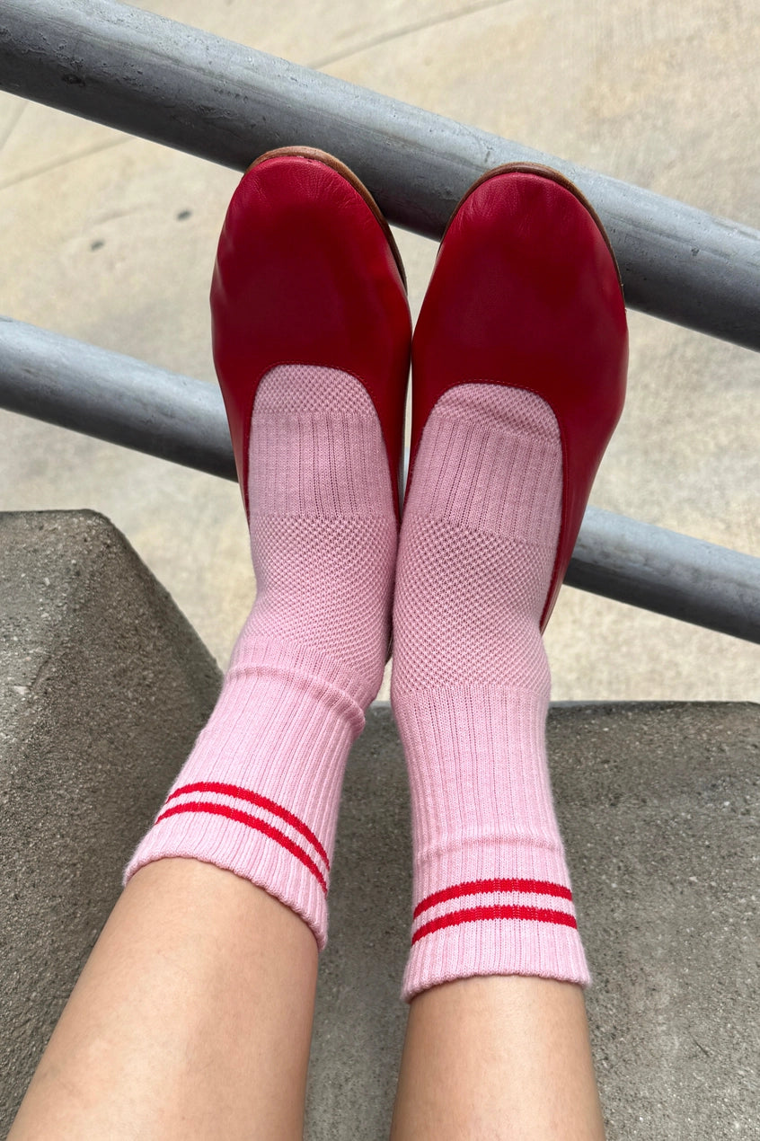Boyfriend Socks | Amour Pink