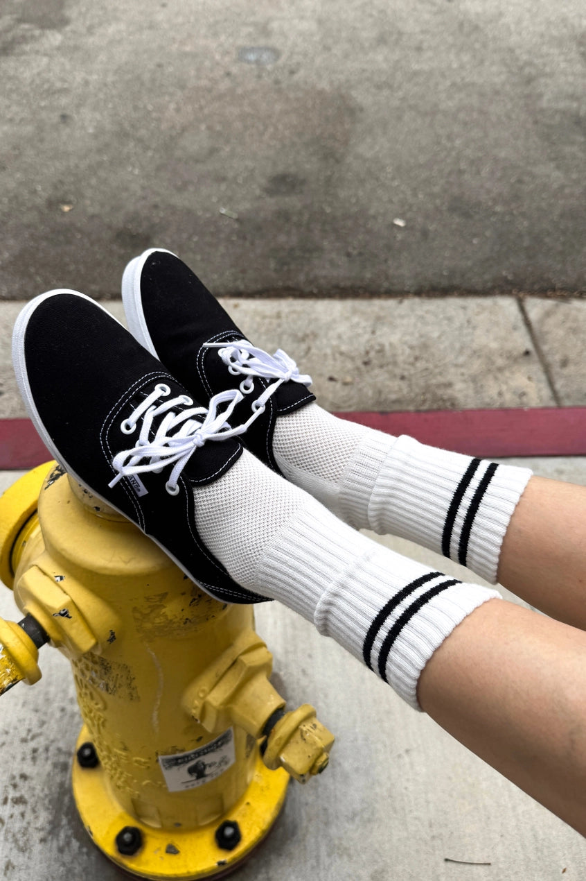 Boyfriend Socks | Classic White