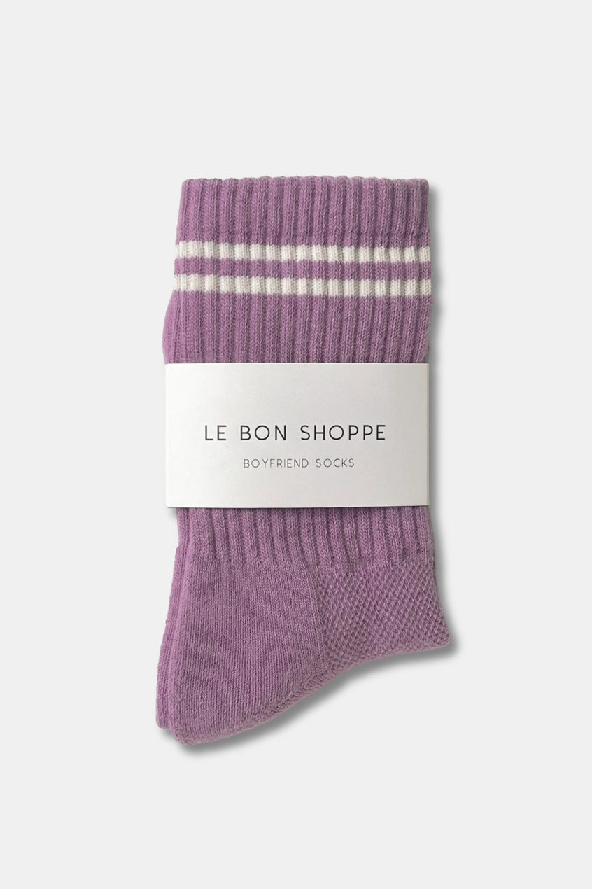 Boyfriend Socks | Grape