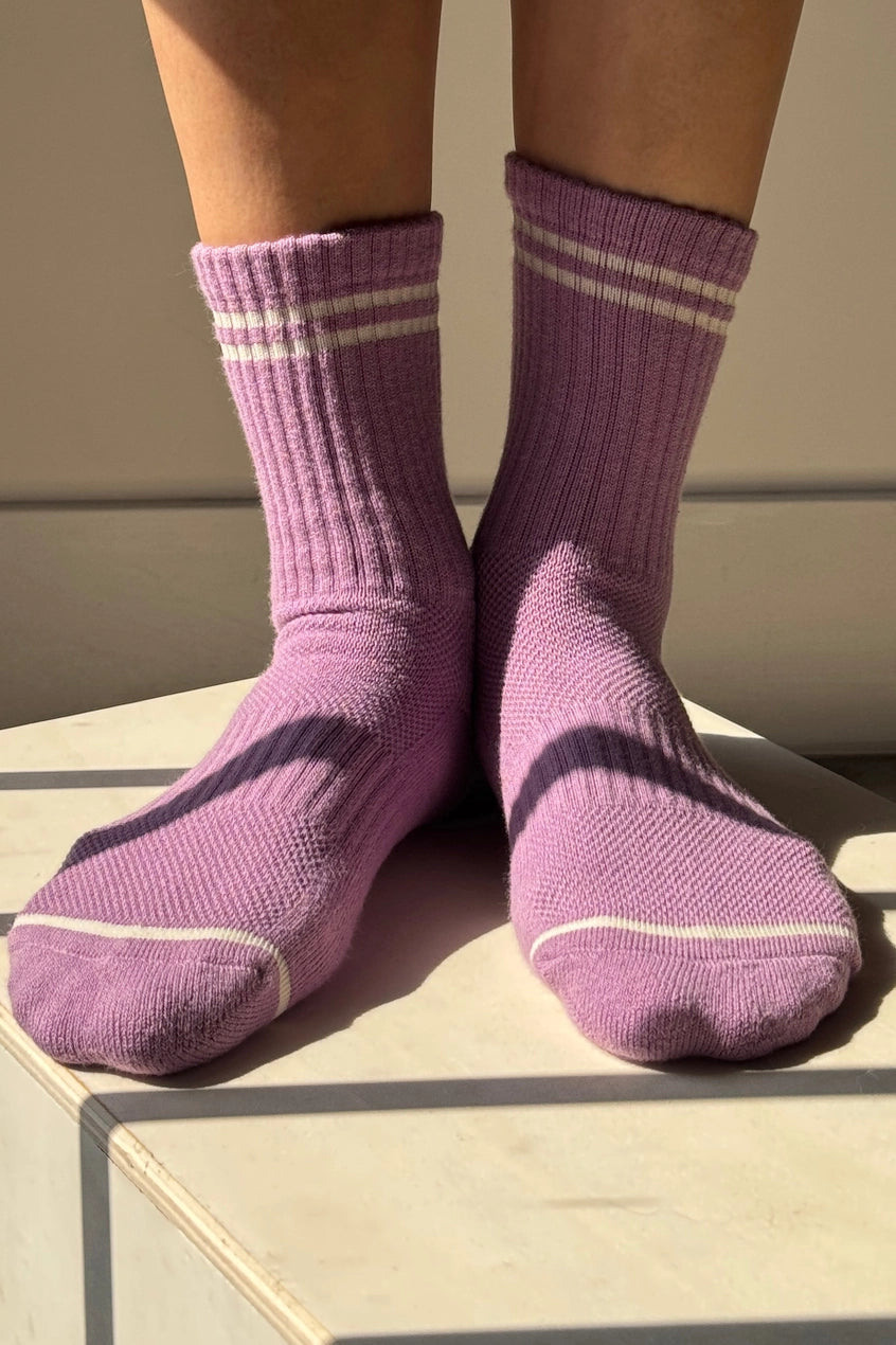Boyfriend Socks | Grape