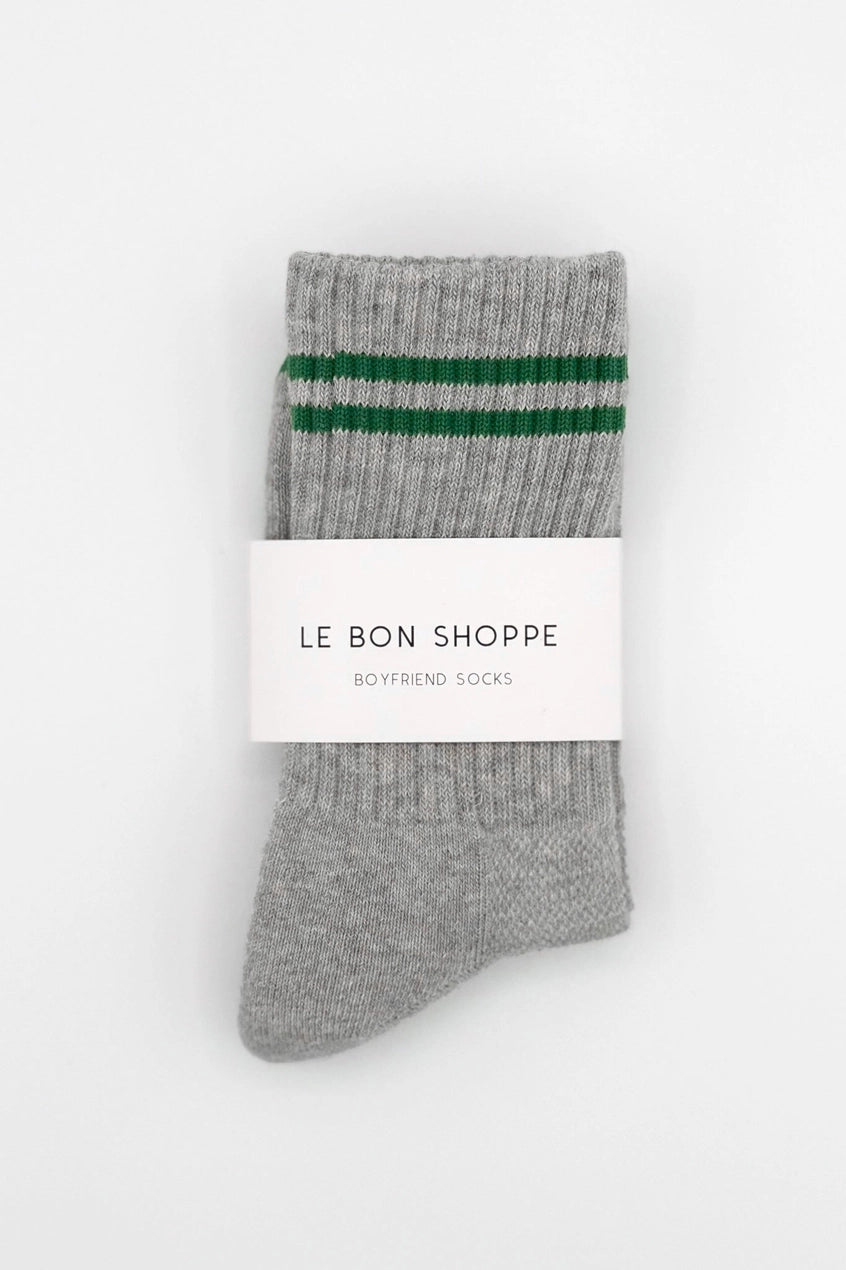 Boyfriend Socks | Lt. Grey