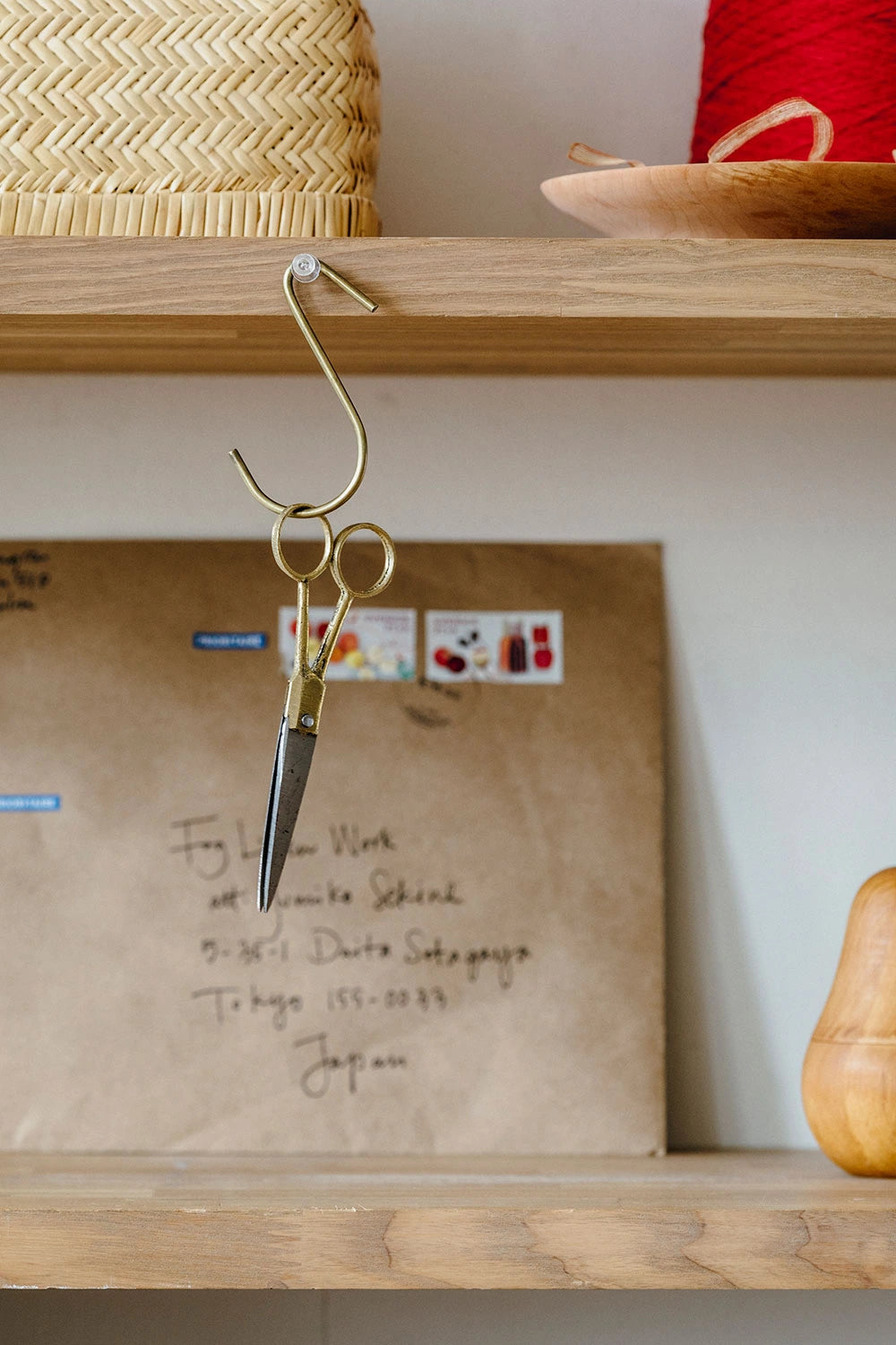 Brass Handled Scissors