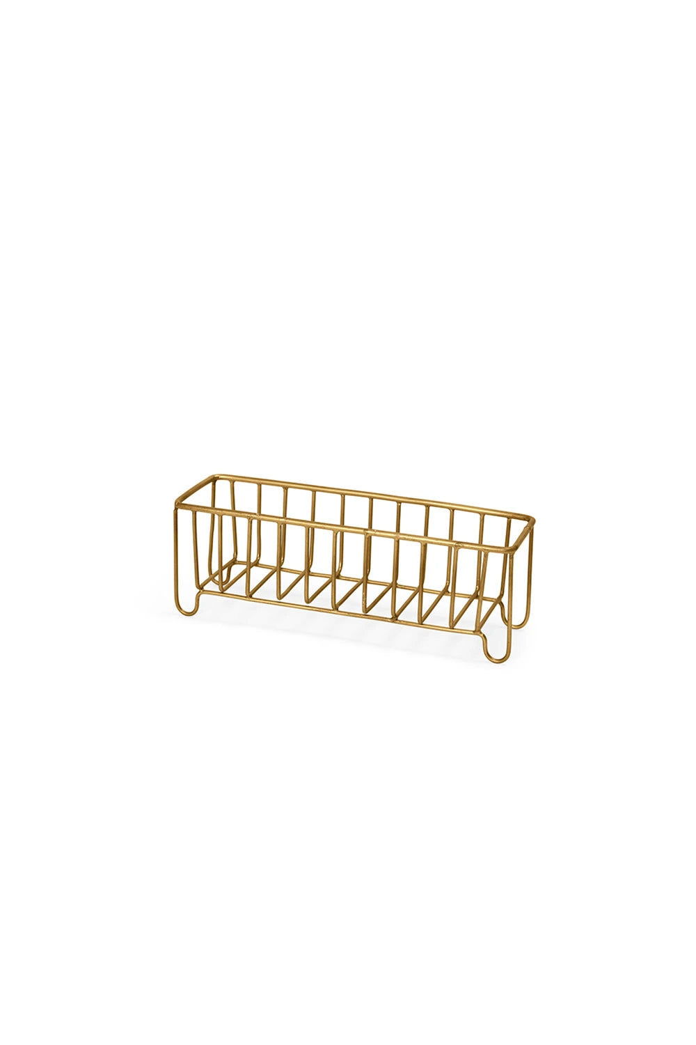 Brass Wire Slender Basket