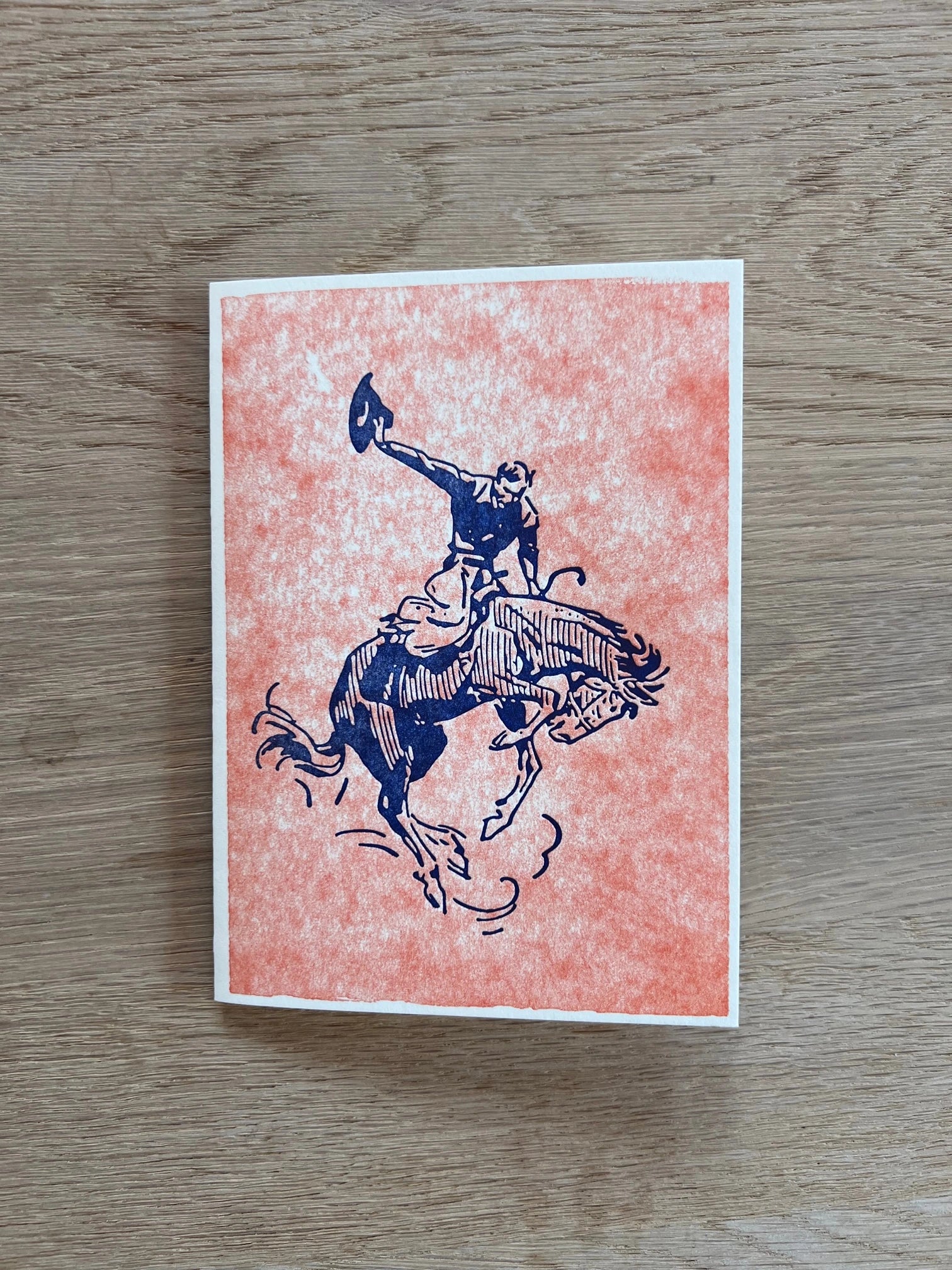 Buckin' Bronco | Letterpress Card