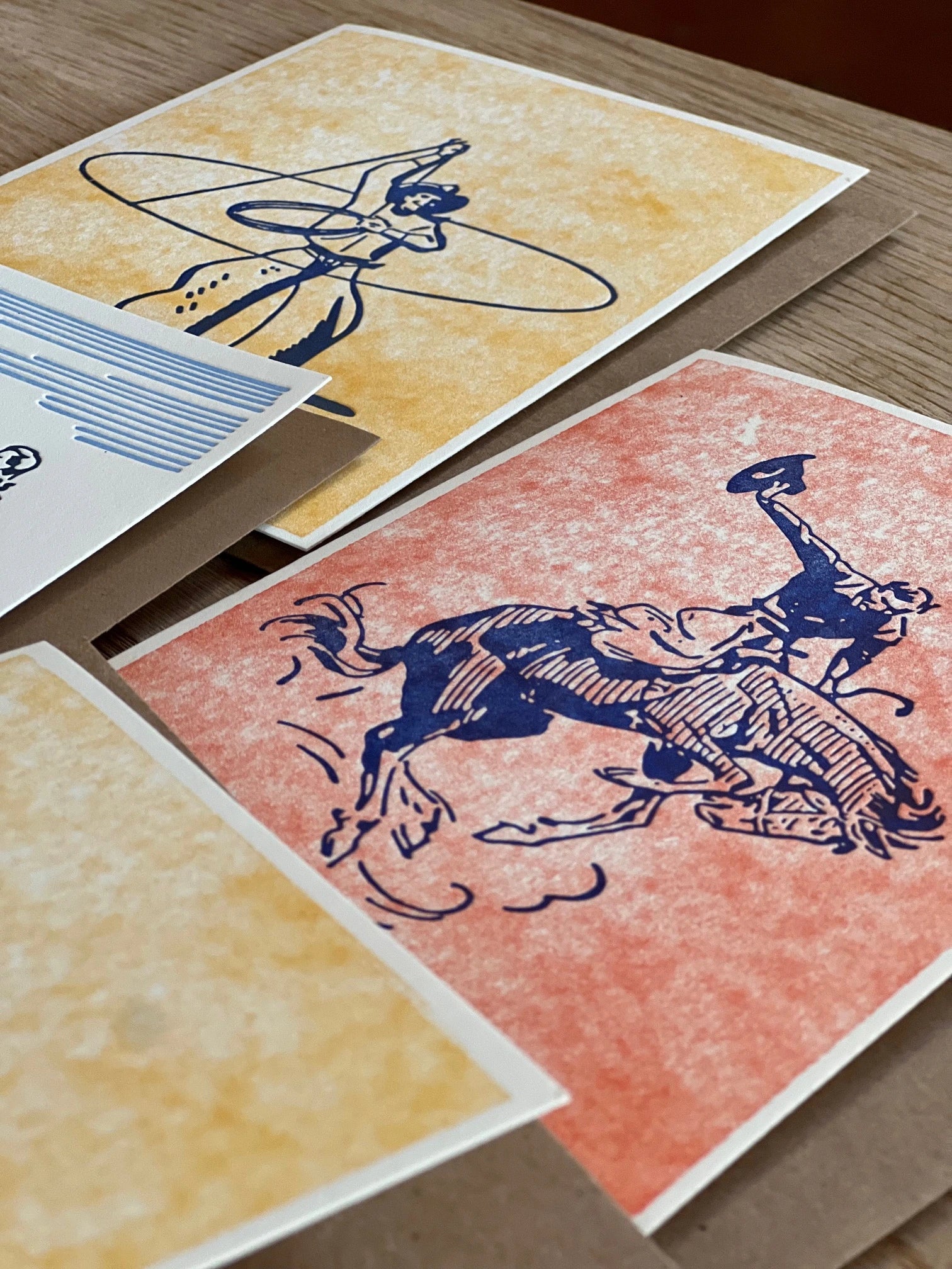 Buckin' Bronco | Letterpress Card