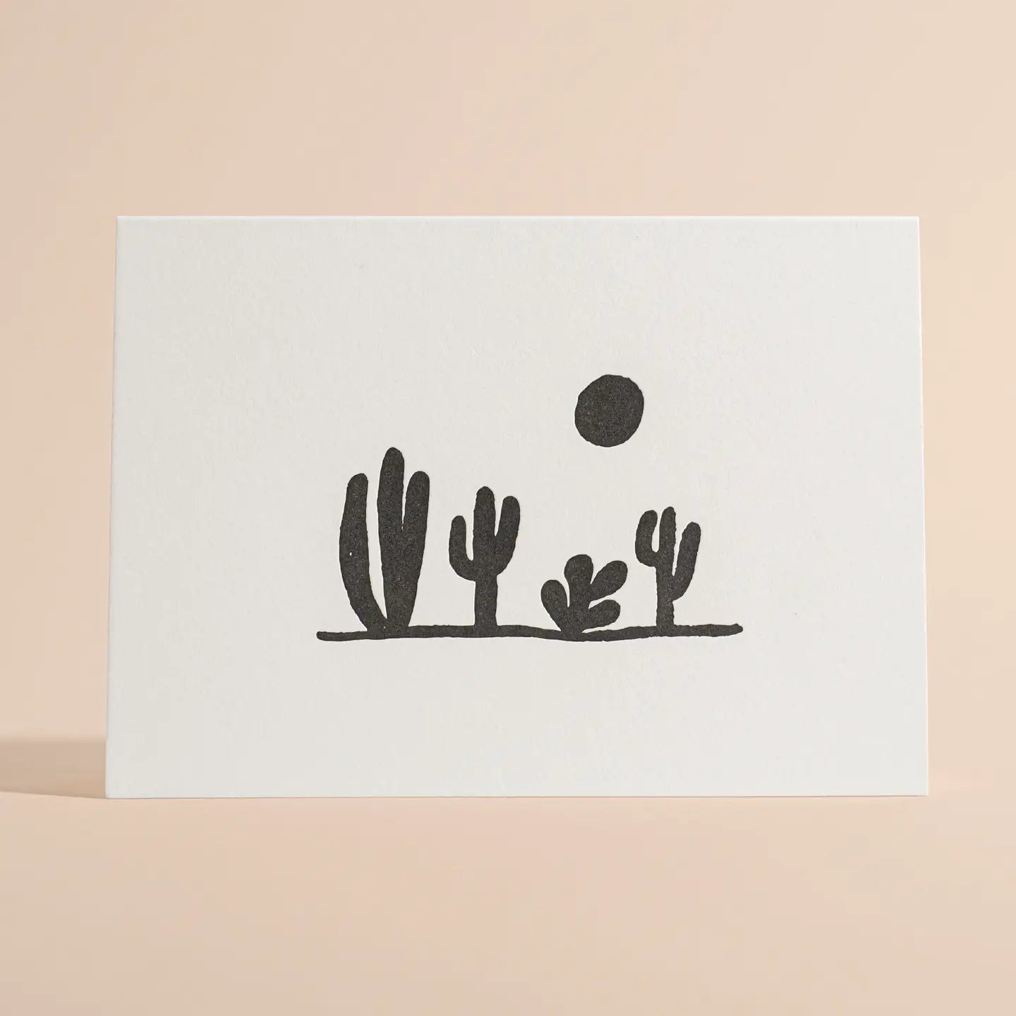 Cactus | Letterpress Greeting Card