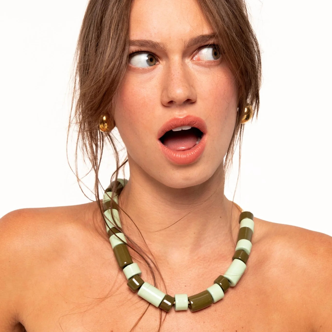 CADETTE & AMBROSIA | BEAD TWO & FIVE NECKLACE