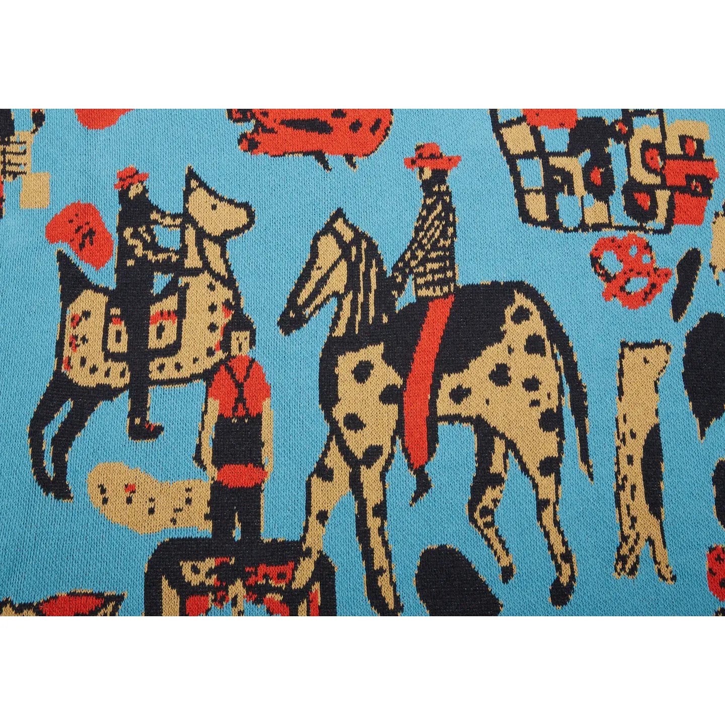 Child Cowboys Turquoise Blanket