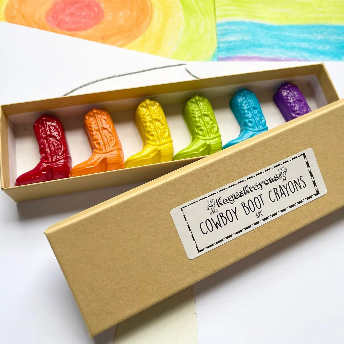 Cowboy Boot Crayons