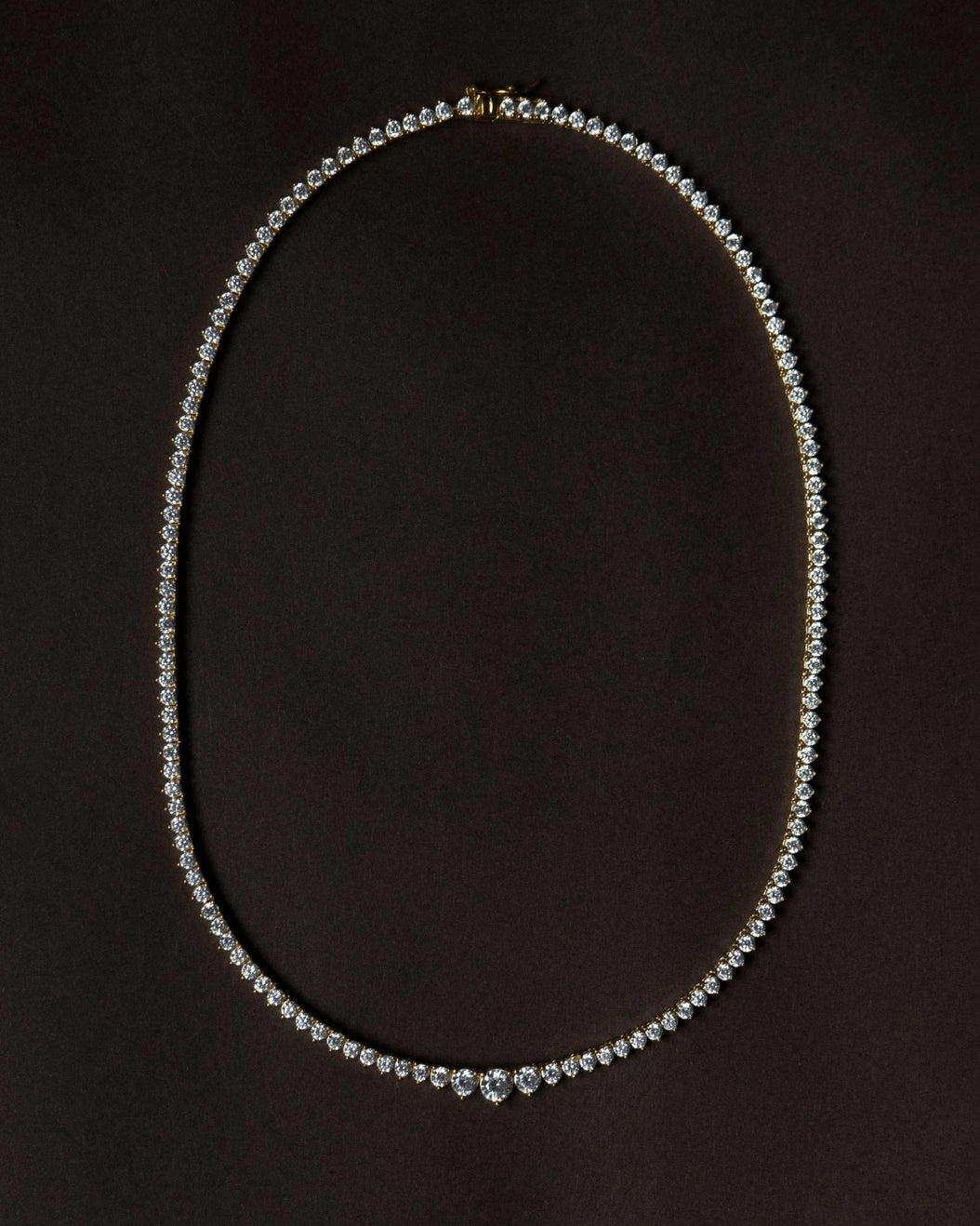 Daphne Gradient Tennis Necklace