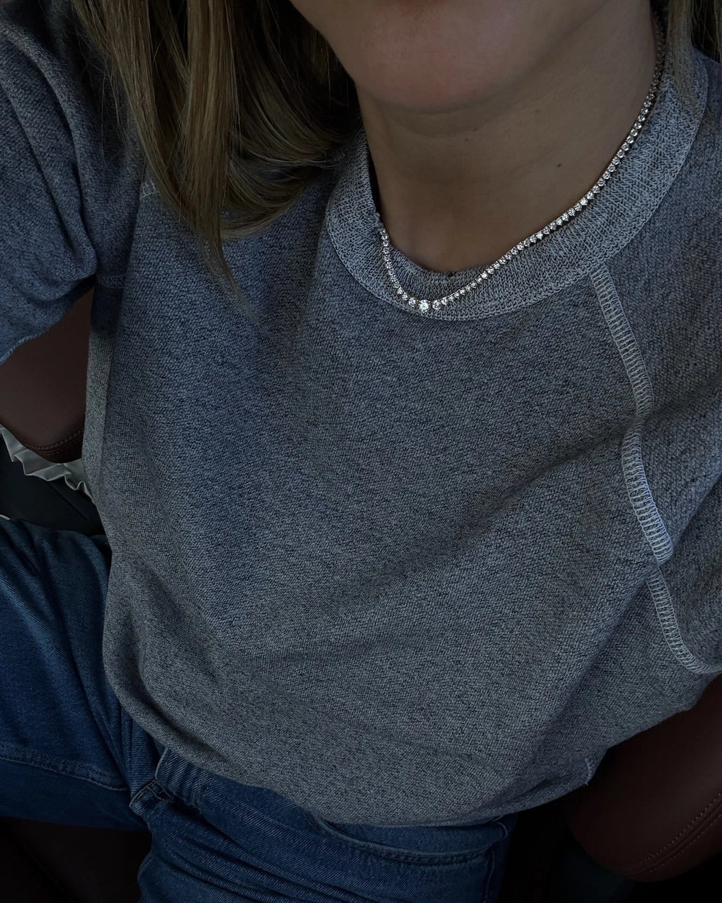 Daphne Gradient Tennis Necklace