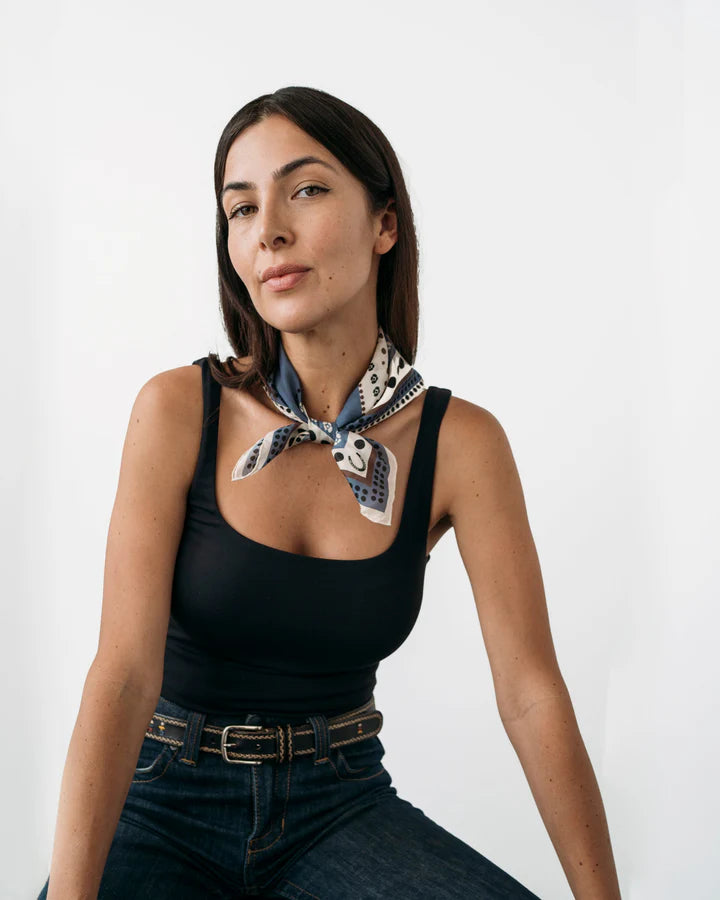 Denim Horseshoe | Bandana