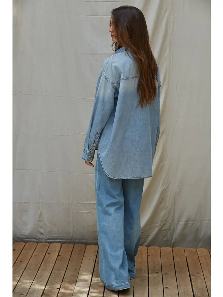 Denim Oversized Shirt