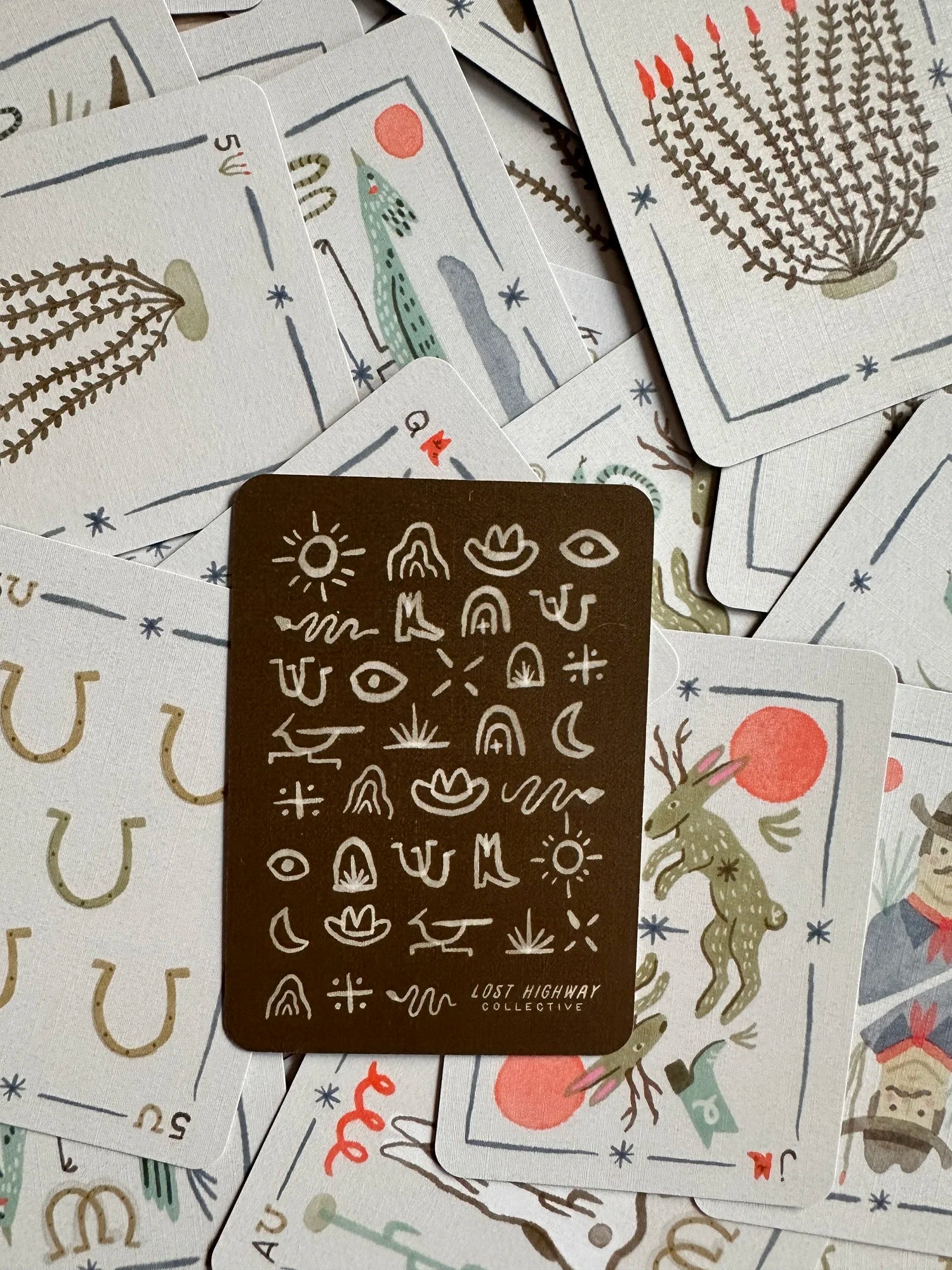 Desert Deck Hand-Drawn Playing Cards