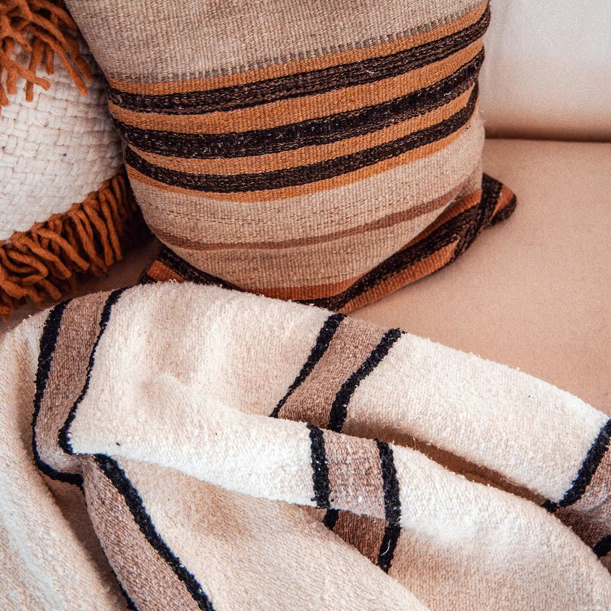 Desert Lines | Handwoven Blanket