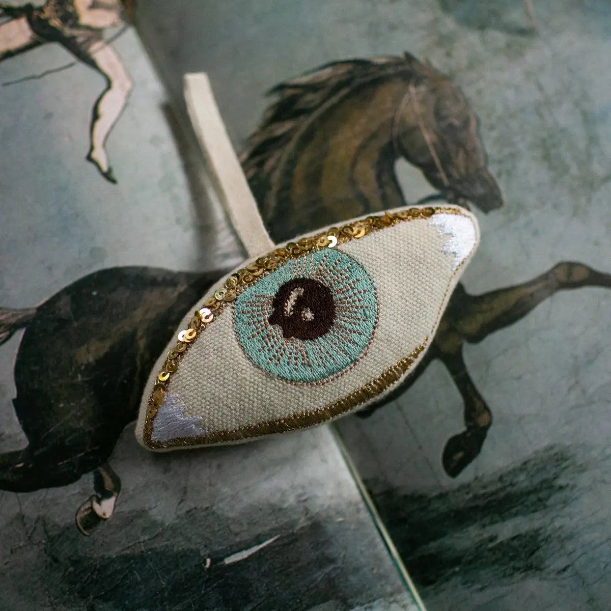Evil Eye | Cotton & Lavender Stuffed Ornament