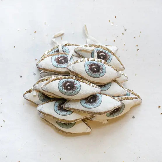 Evil Eye | Cotton & Lavender Stuffed Ornament