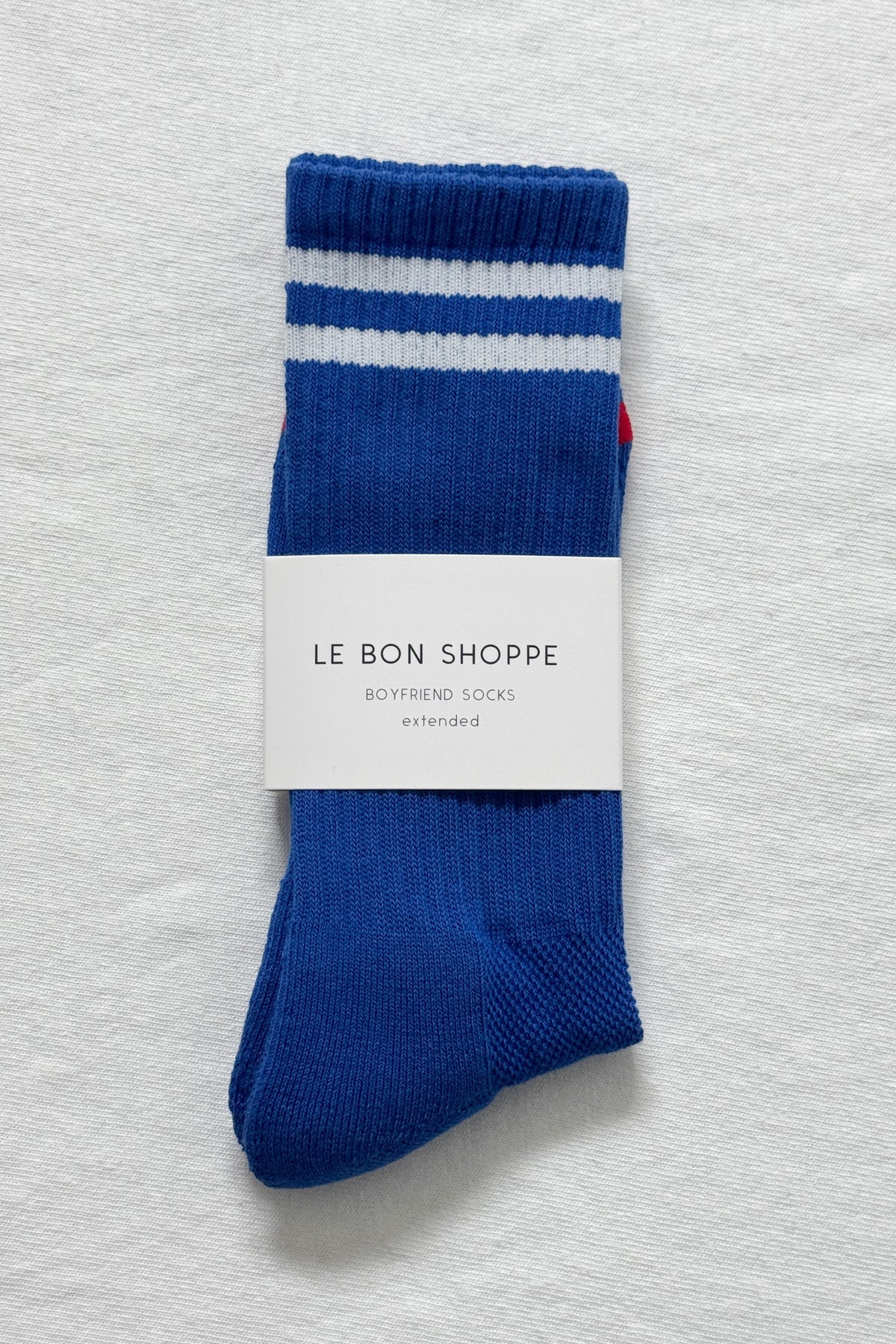 Extended Boyfriend Socks | Cobalt