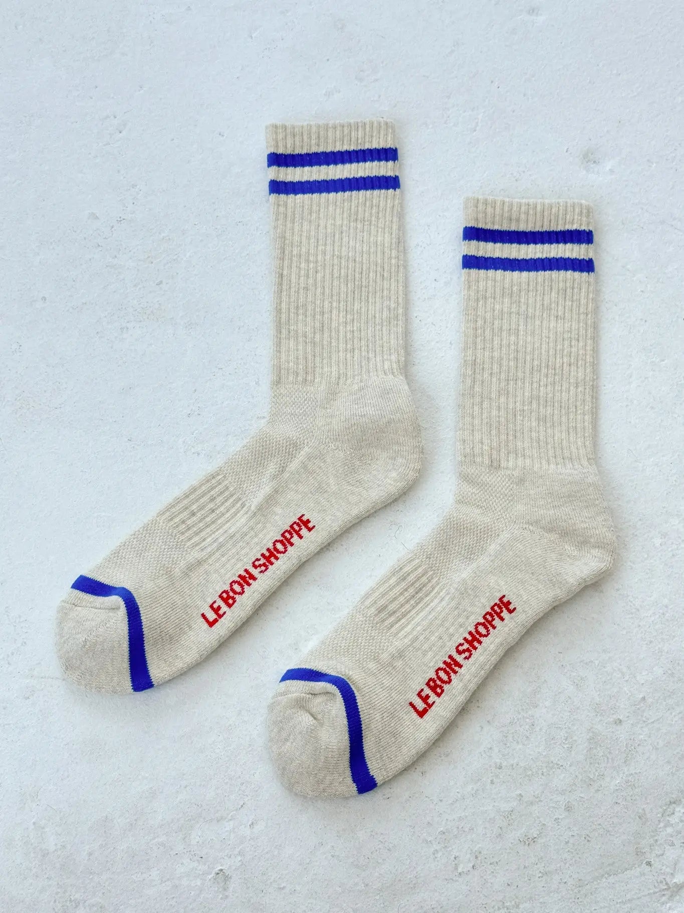 Extended Boyfriend Socks | Ice