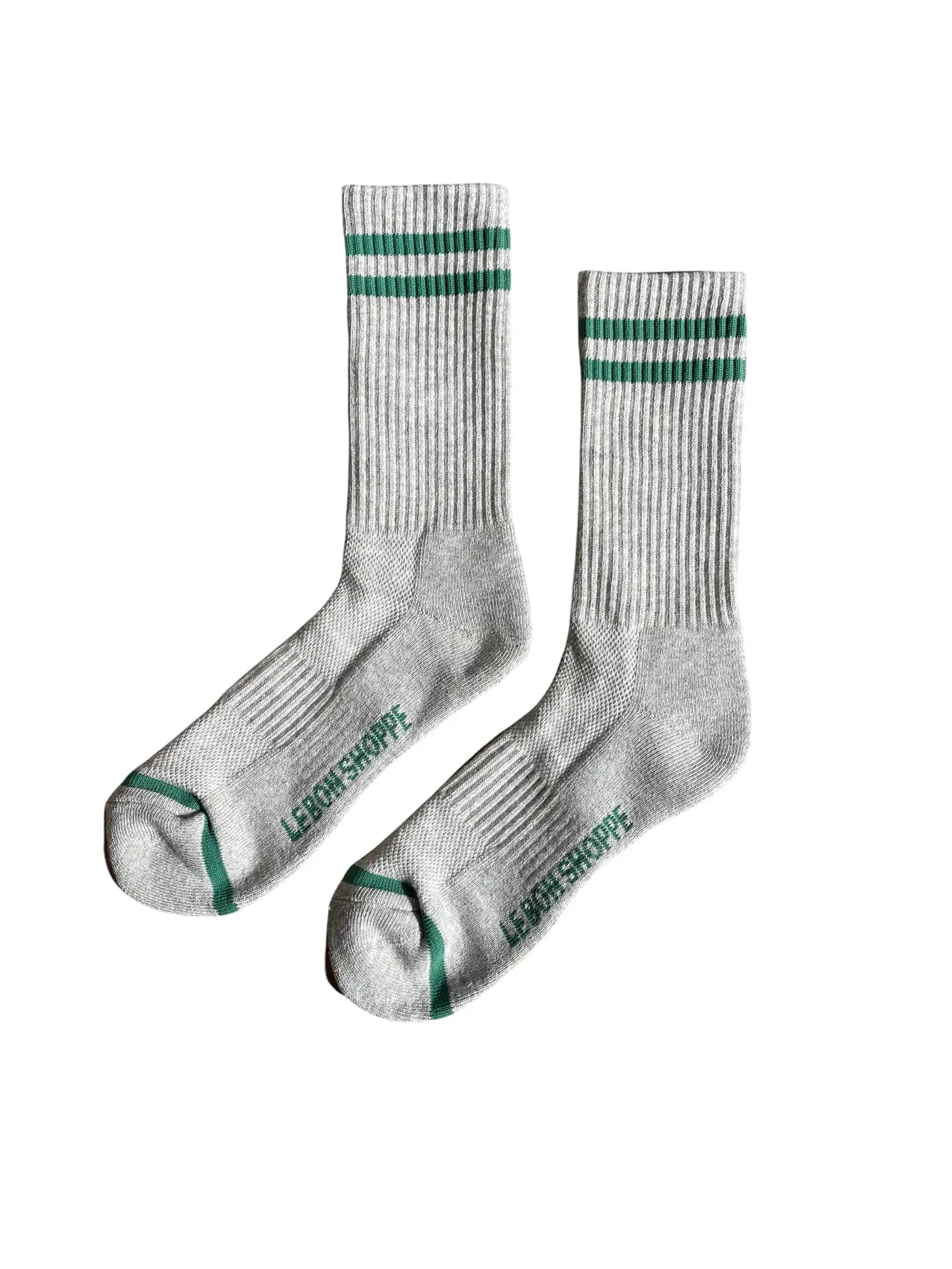 Extended Boyfriend Socks | Light Grey
