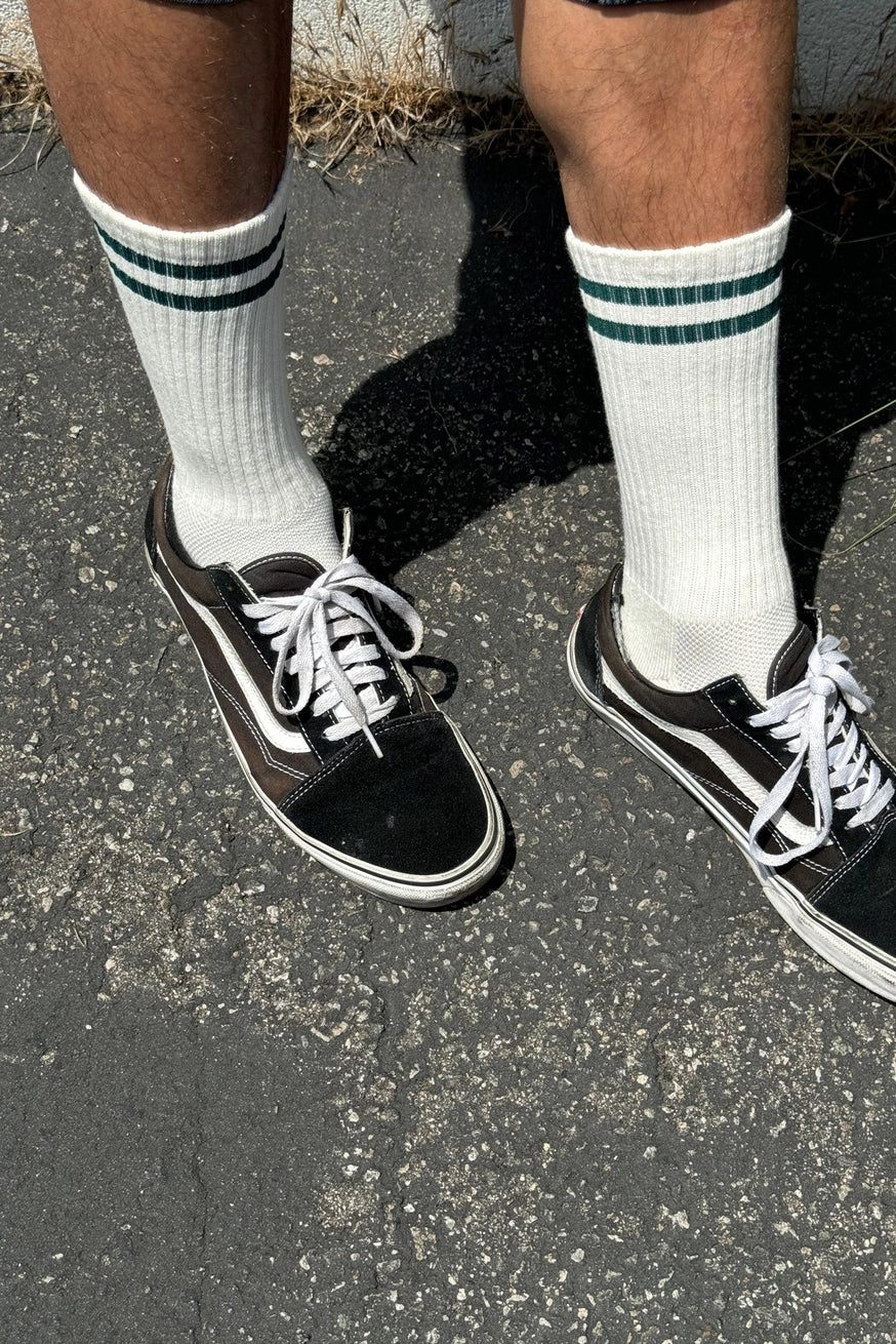 Extended Boyfriend Socks | Parchment