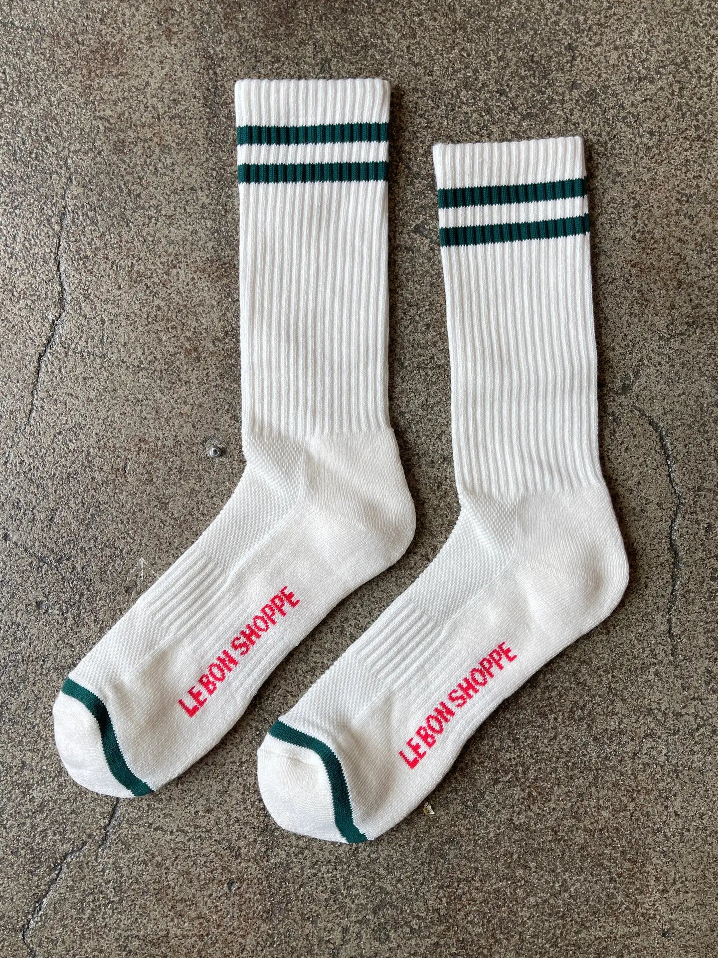 Extended Boyfriend Socks | Parchment