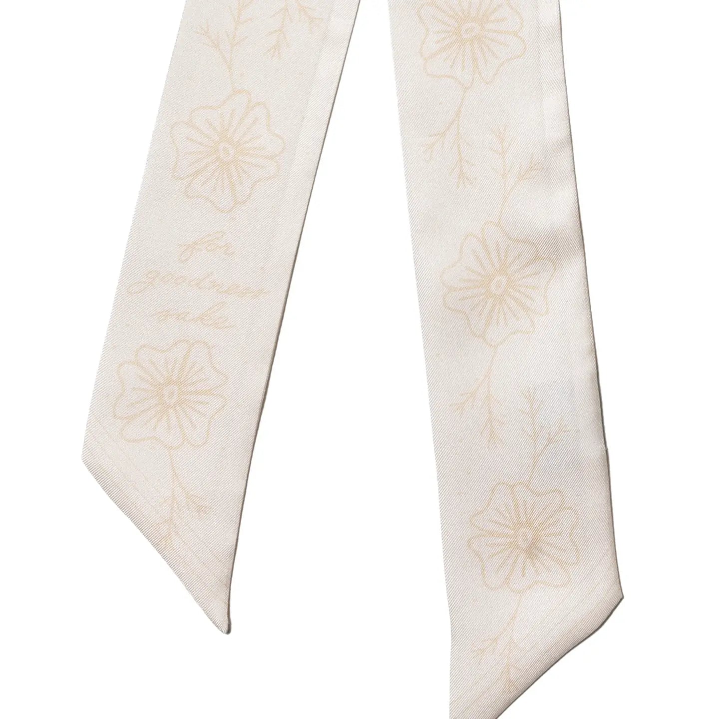 “For Goodness Sake” | Silk Twilly Scarf