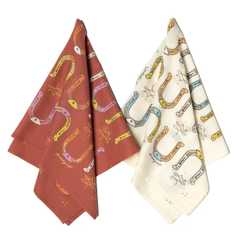 'Giddy Up' | Cotton Voile Bandana in Cream
