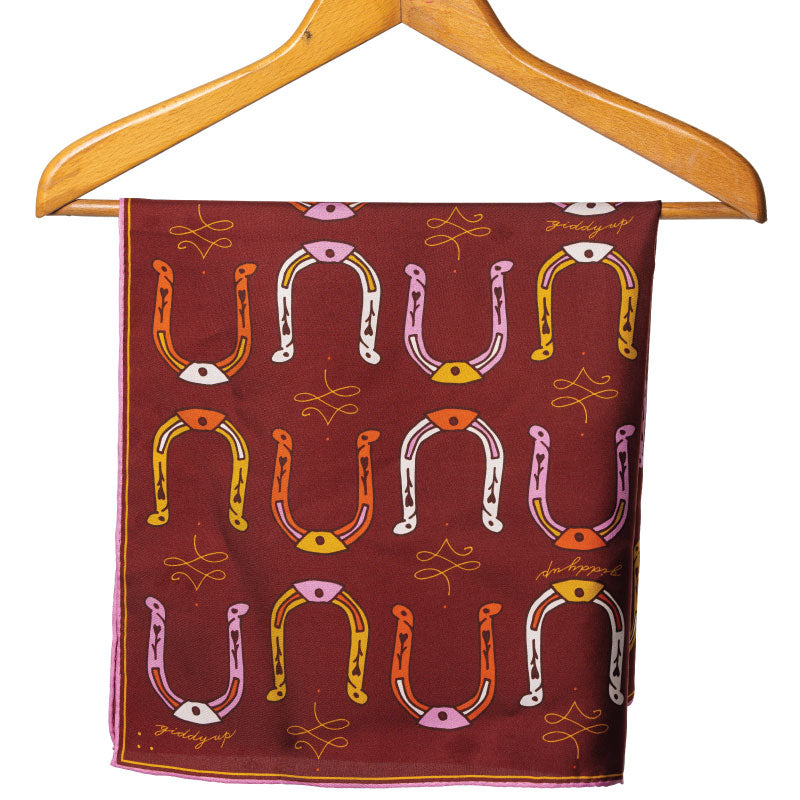 “Giddy Up” | Silk Scarf