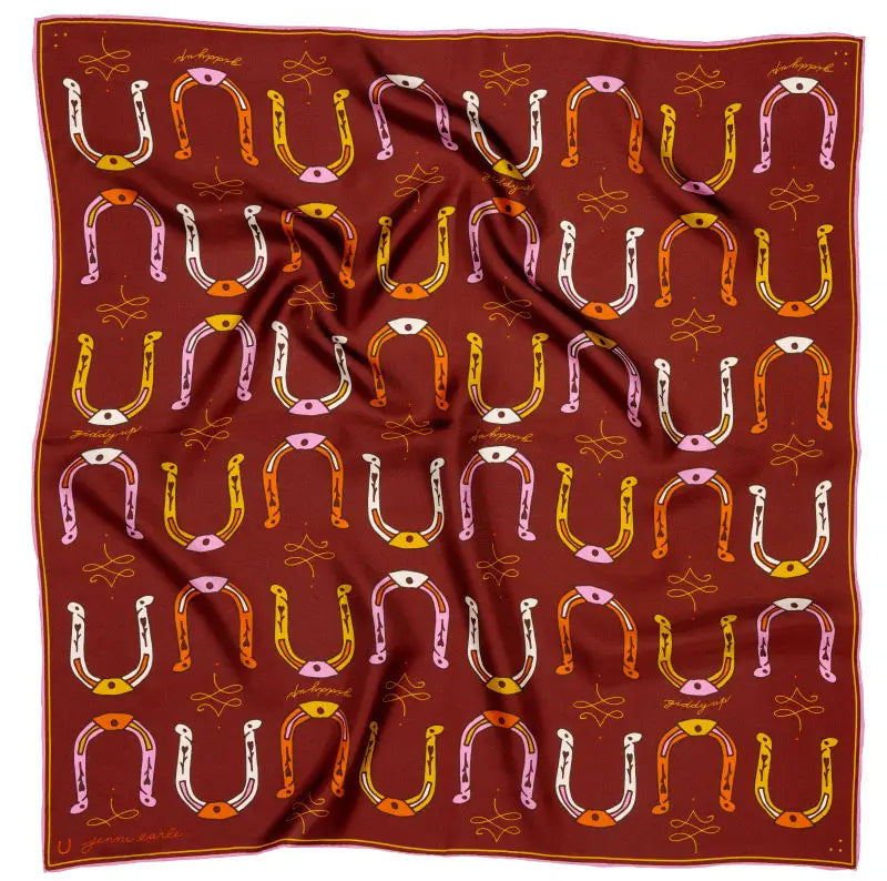 “Giddy Up” | Silk Scarf