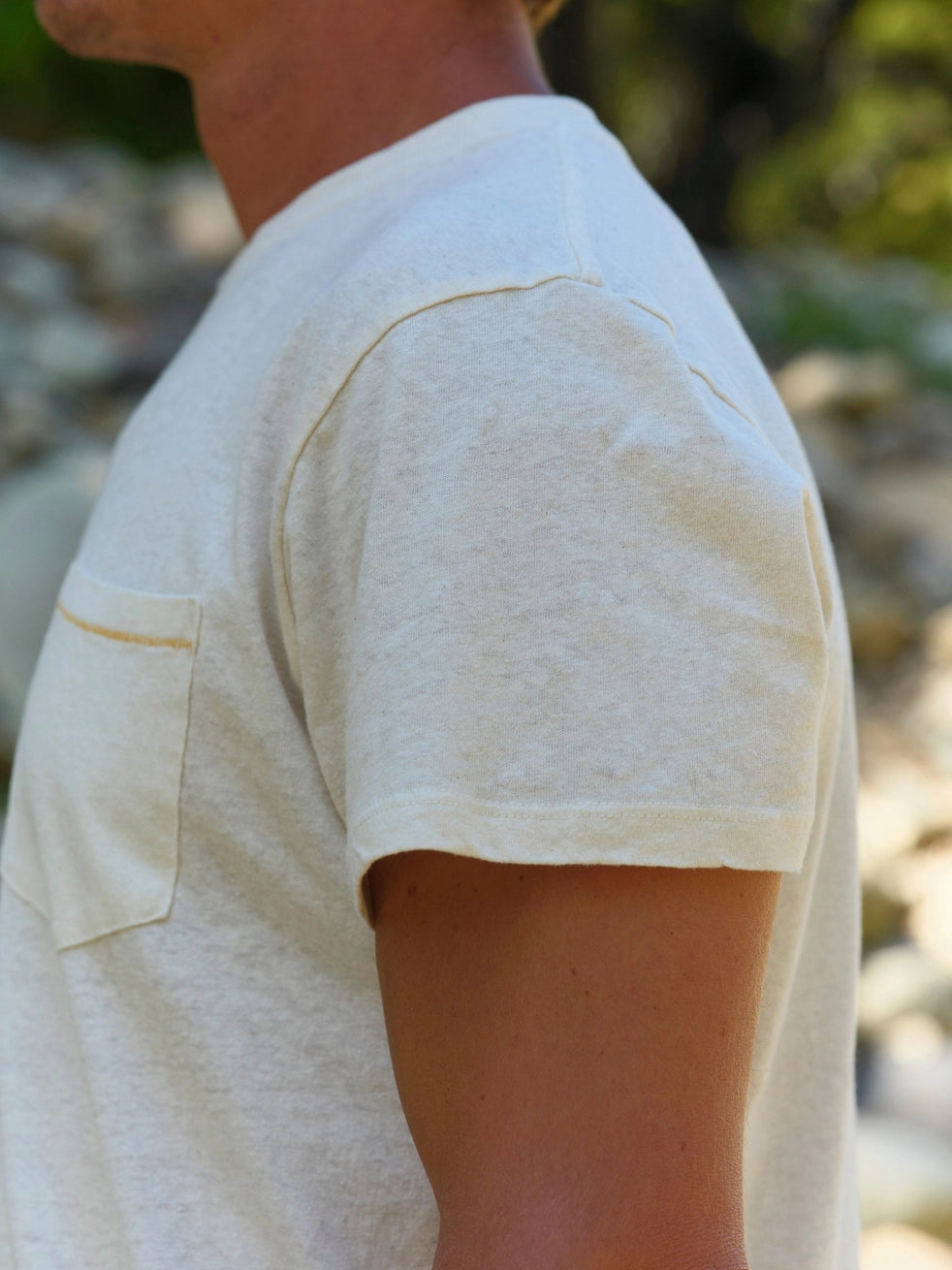 Hemp Pocket Tee | Natural
