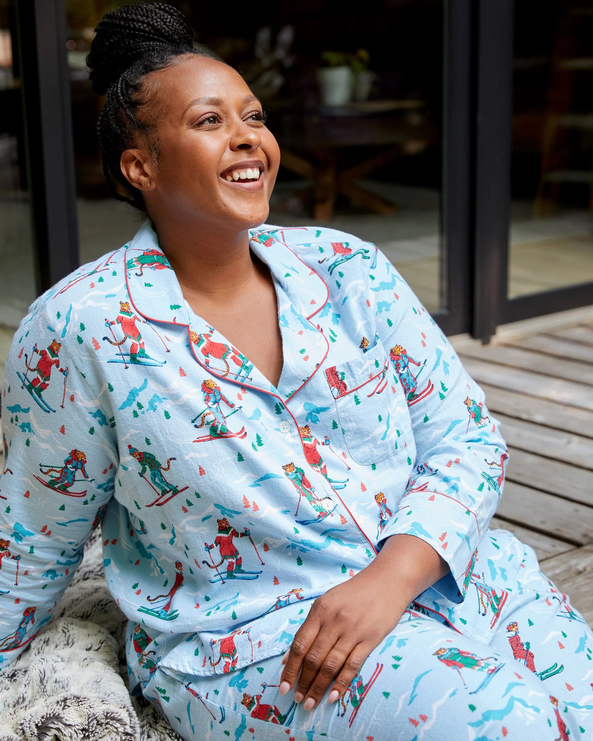 Hit The Slopes | Long Pajamas Set