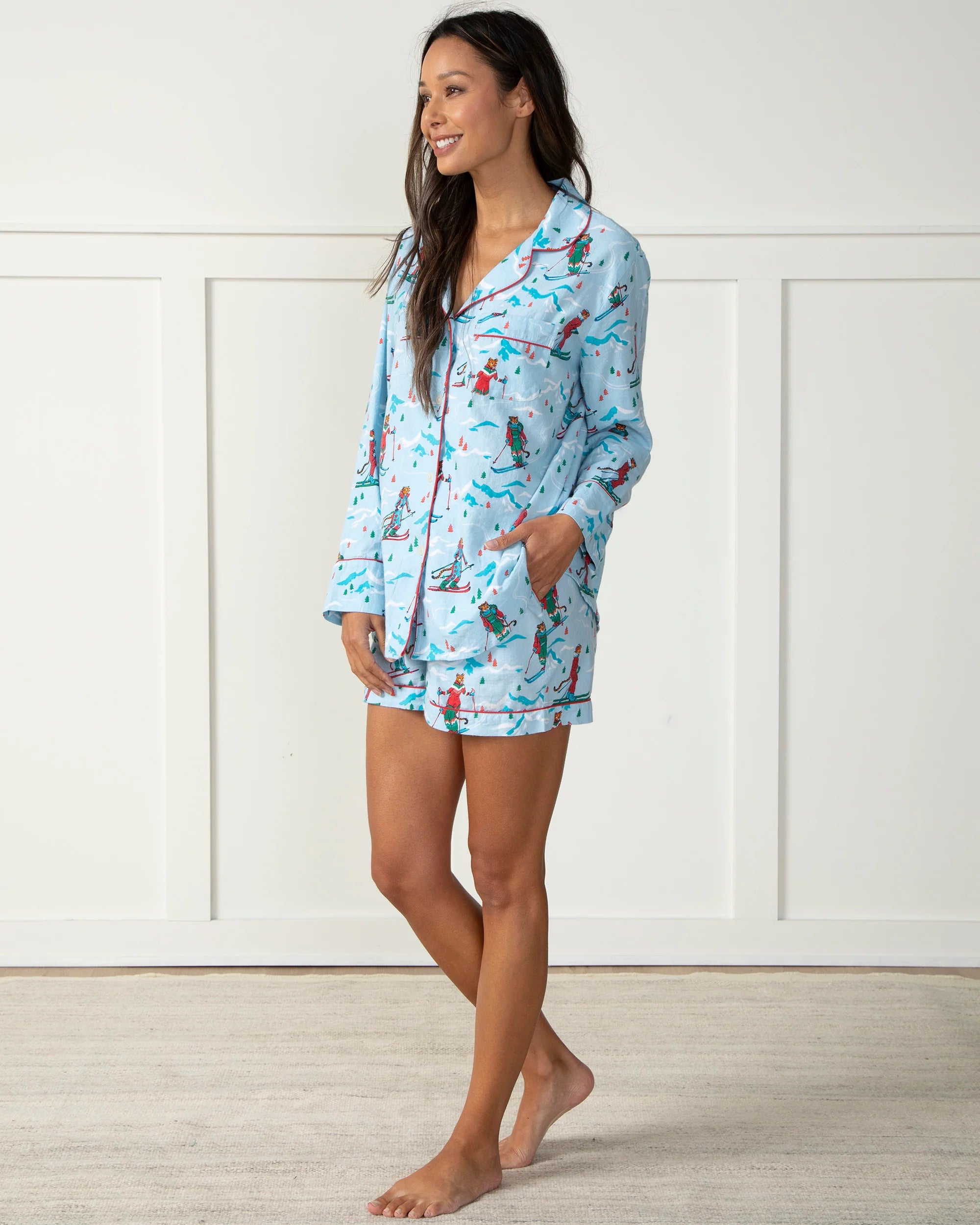 Hit The Slopes | Short Pajamas Set
