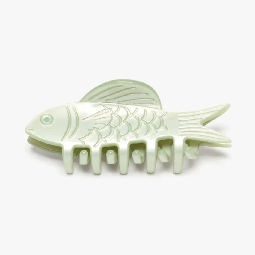 Jade Fish Mini Hair Claw