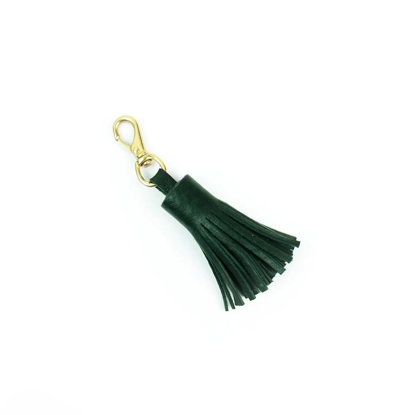 Kelp Leather Tassel Keychain