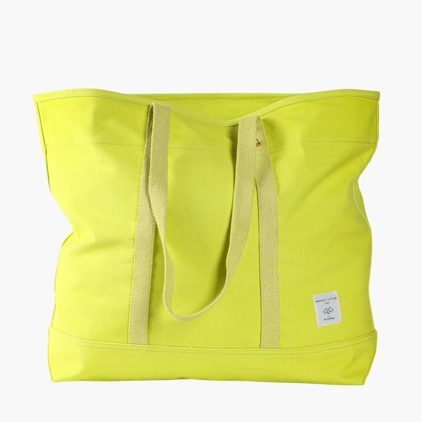 Large East West Tote | Lime