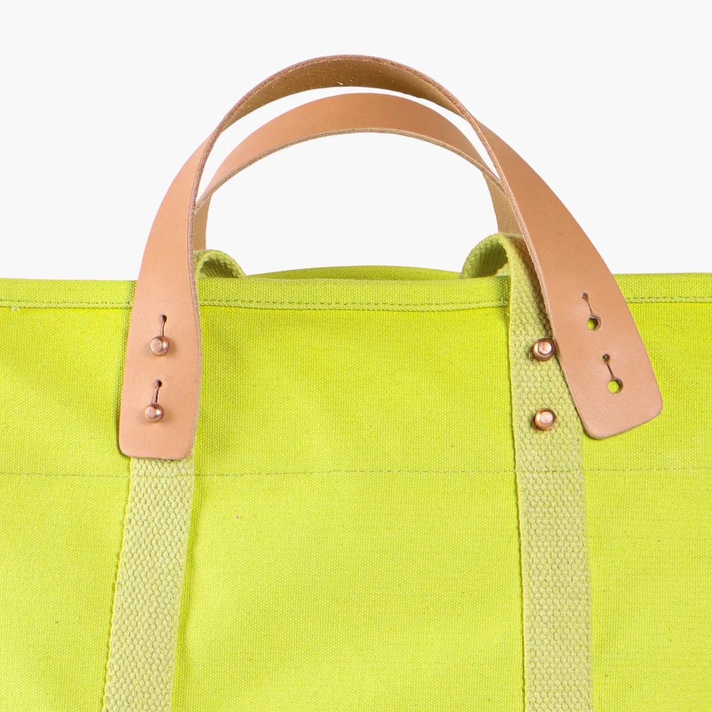 Large East West Tote | Lime
