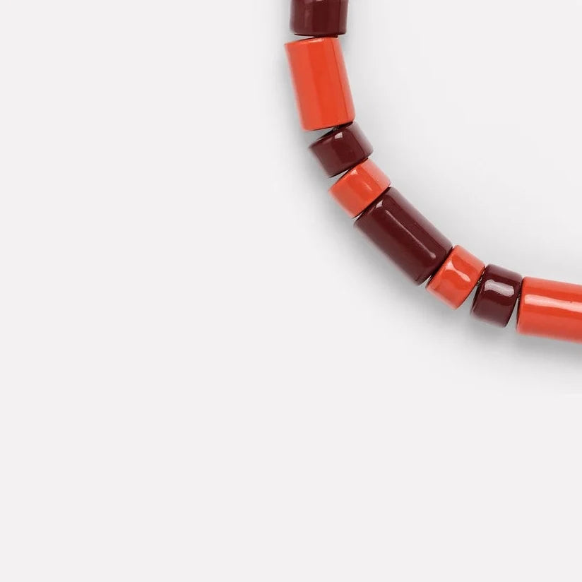 LOBSTER & WINE | BEAD TWO & FIVE NECKLACE