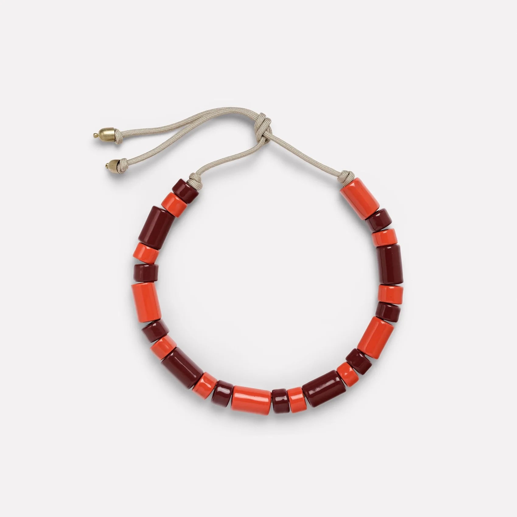 LOBSTER & WINE | BEAD TWO & FIVE NECKLACE