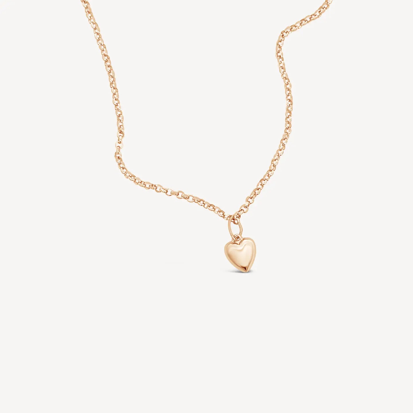 Lou Puff Heart Necklace