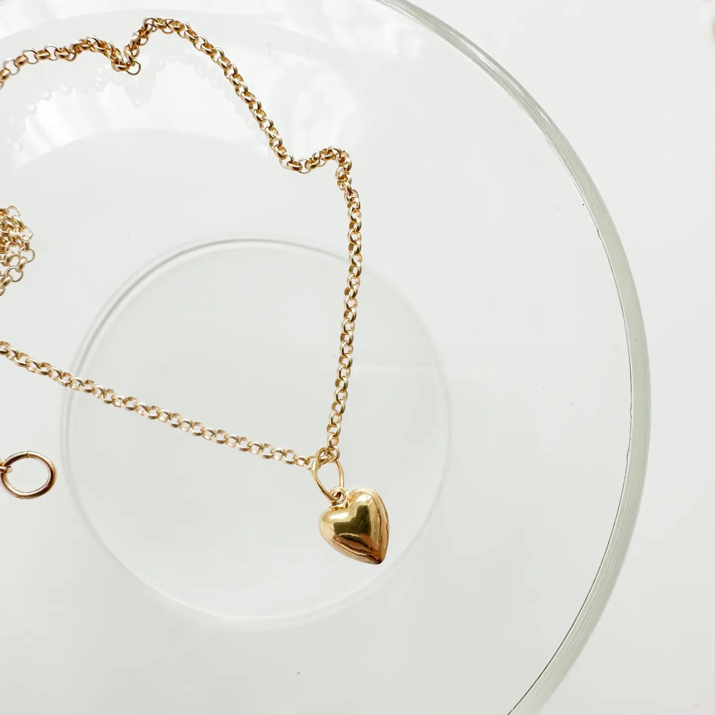 Lou Puff Heart Necklace